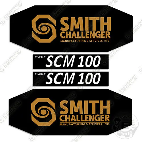 Fits Smith Challenger Scm 100 Decal Kit Sweeper Attachment 1