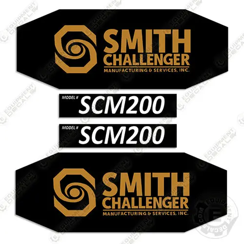 Fits Smith Challenger Scm 200 Decal Kit Sweeper Attachment 1