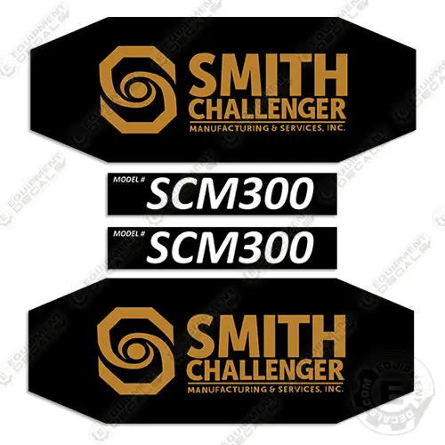 Fits Smith Challenger Scm 300 Decal Kit Sweeper Attachment 1