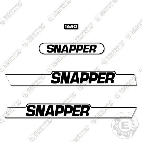 Fits Snapper 1650 Decal Kit Riding Mower 1