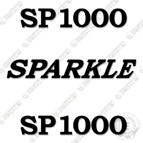 Fits Sparkle Sp1000 Decal Kit Hydraulic Hammer 1