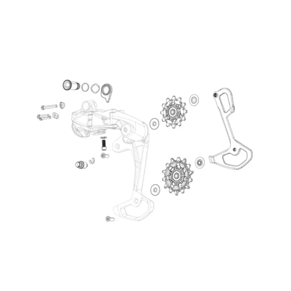 Jockey Pulley Set Sram Force Xplr Axs 1X12 1