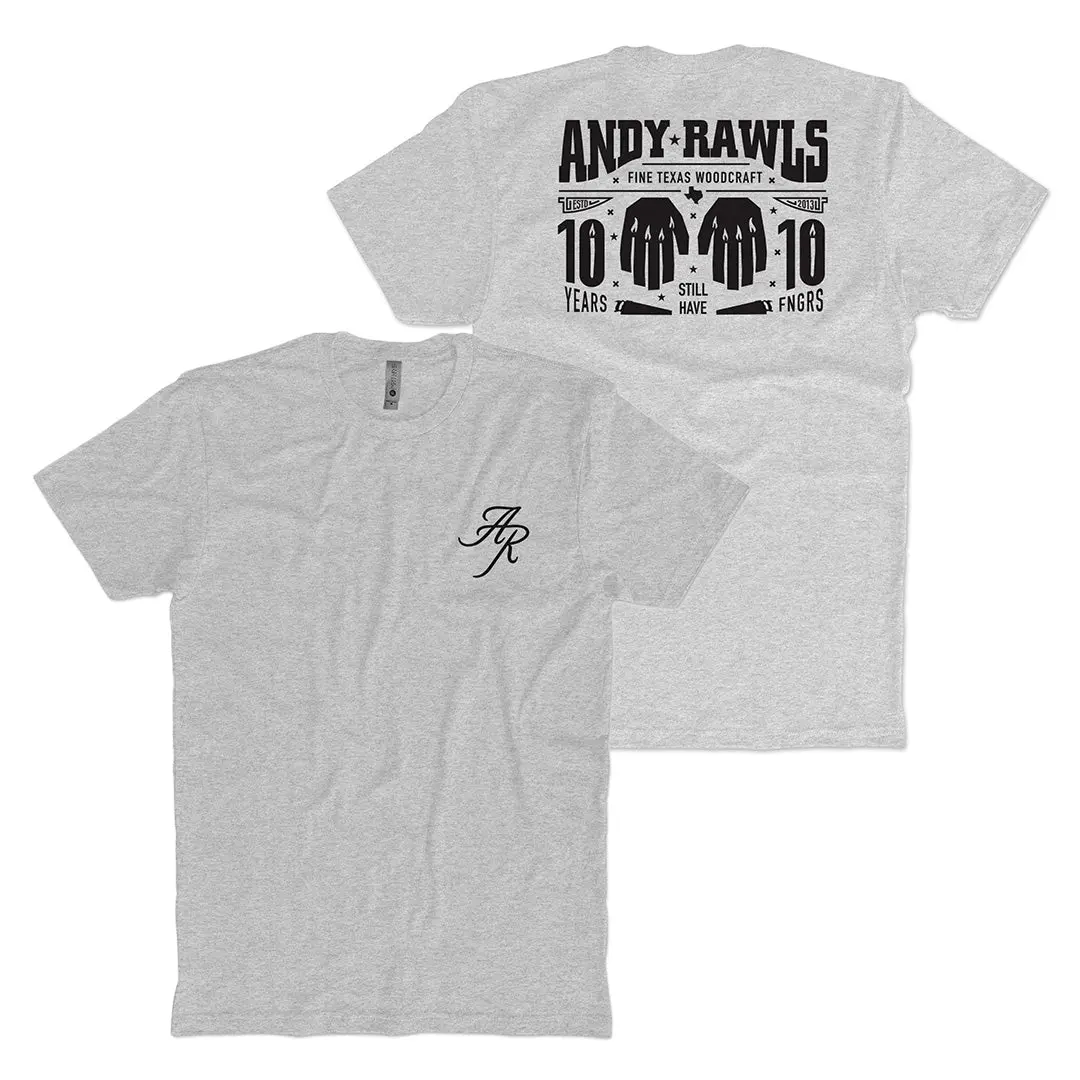 Andy Rawls 10 Year Anniversary T-Shirt 2