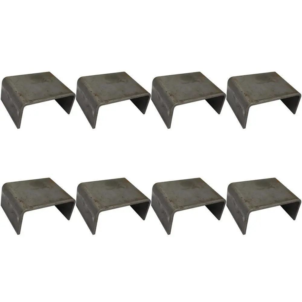 7 Gauge Weld-On Steel Stake Pocket - (Set Of 8) 1