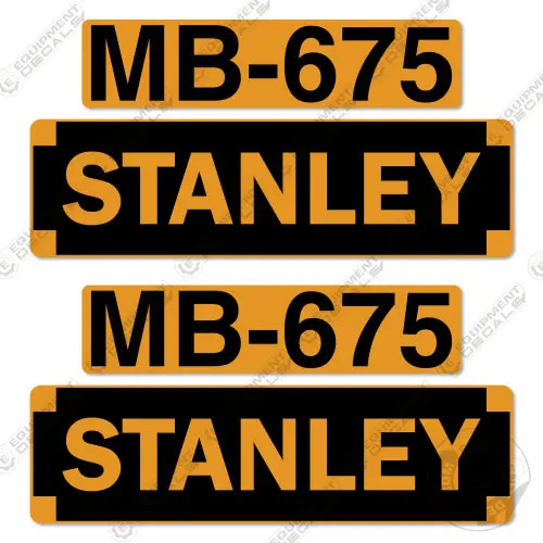 Fits Stanley Mb-675 Decal Kit Hydraulic Hammer 1