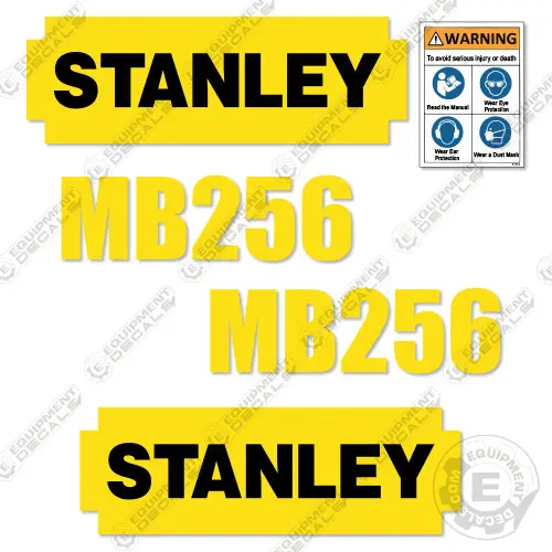 Fits Stanley Mb256 Decal Kit Hydraulic Hammer 1
