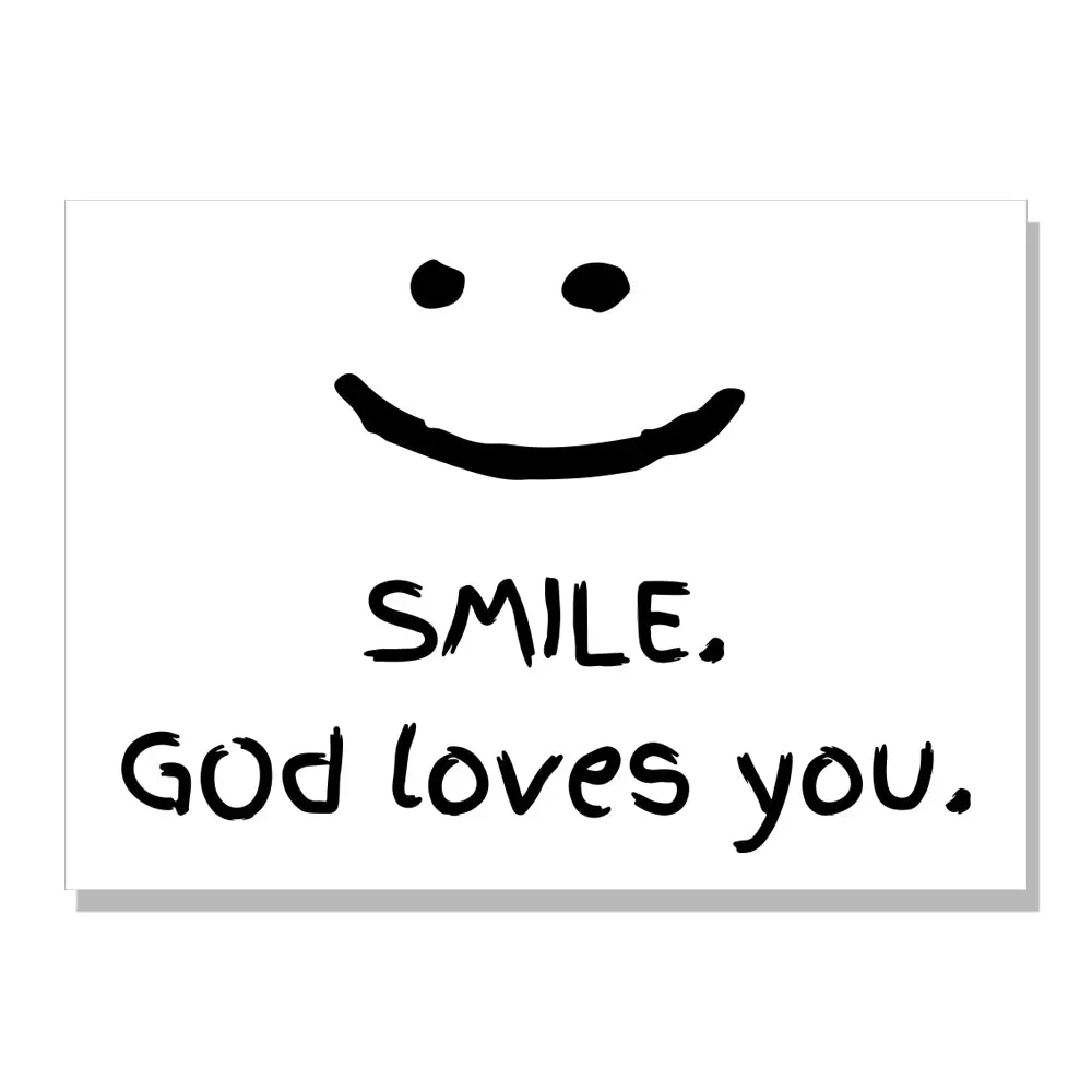 Smile God Loves You Sticker 1