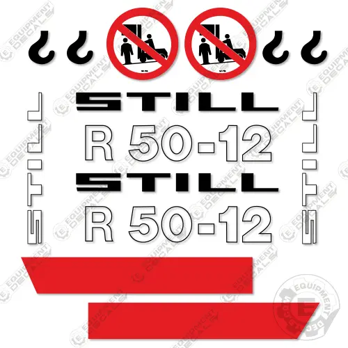 Fits Still R50-12 Decal Kit Forklift 1