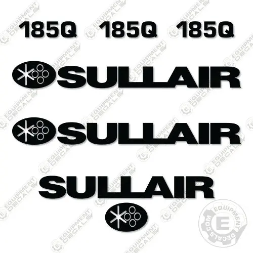 Fits Sullair 185Q Decal Kit Air Compressor 1