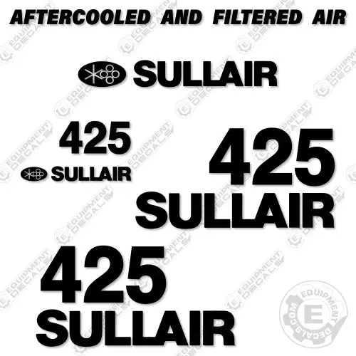 Fits Sullair 425 Decal Kit Air Compressor 1
