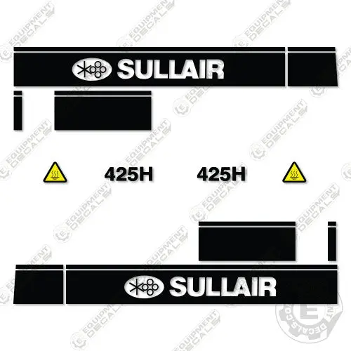Fits Sullair 425H Decal Kit Air Compressor 1