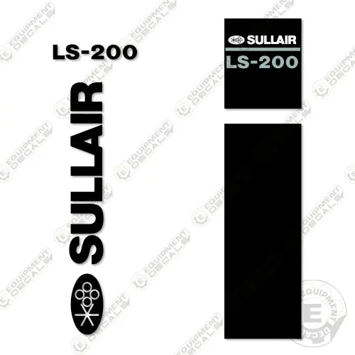 Fits Sullair Ls-200 Decal Kit Air Compressor 1