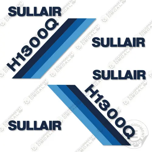 Fits Sullair H1300q Decal Kit Air Compressor 1