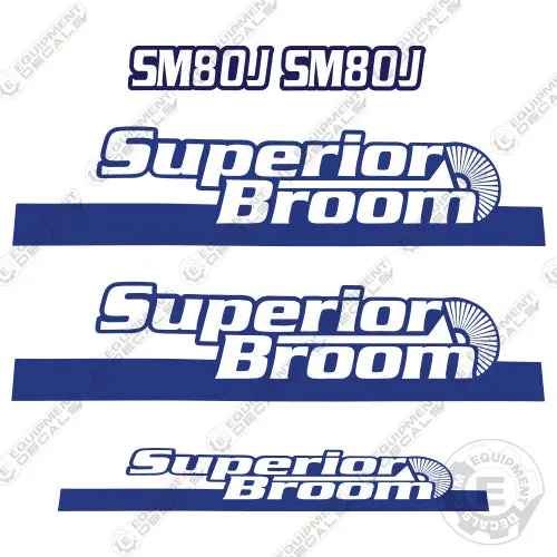 Fits Superior Broom Sm80j Decal Kit Street Sweeper 1