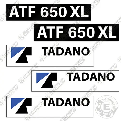 Tadano Atf 650Xl Decal Kit Crane Truck 1
