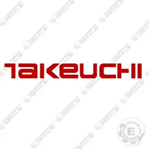 Fits Takeuchi Logo Decal - 15.5" 1