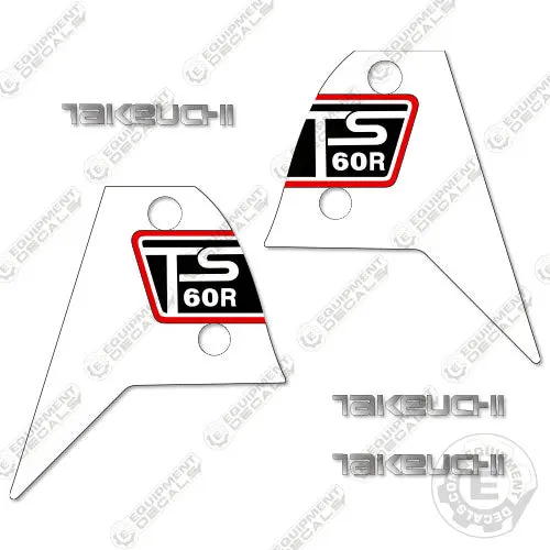 Fits Takeuchi Ts60r Decal Kit Skid Steer Loader 1