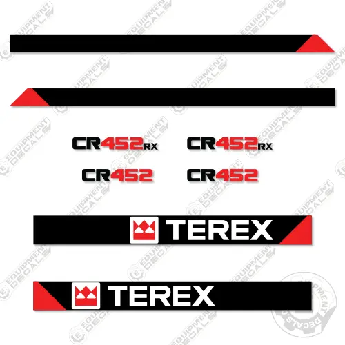 Fits Terex Cr452/ Cr452rx Decal Kit Paver 1