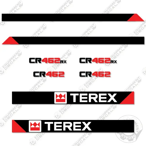 Fits Terex Cr462/ Cr462rx Decal Kit Paver 1