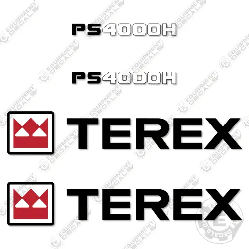 Fits Terex Ps4000h Decal Kit Mini Dumper 1