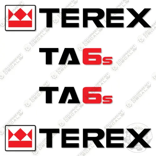 Fits Terex Ta6s Decal Kit Site Dumper 1