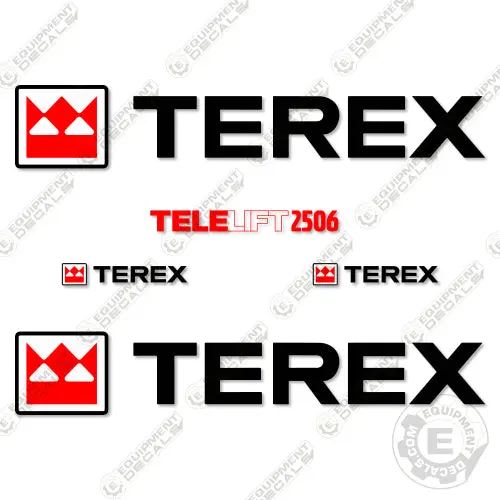 Fits Terex Telelift 2506 Decal Kit Telescopic Forklift 1