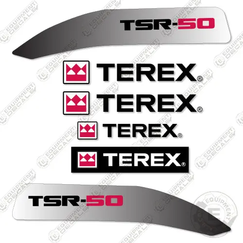 Fits Terex Tsr 50 Decal Kit Skid Steer 1