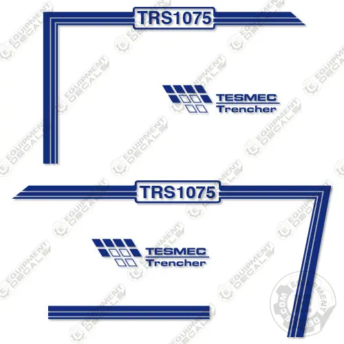 Fits Tesmec Trs1075 Decal Kit Wheel Trencher 1