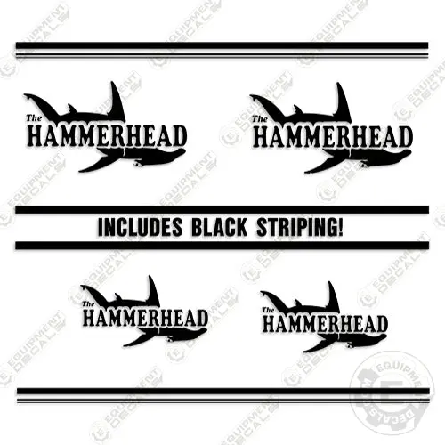 Fits The Hammer Head Trailer Decal Kit 1
