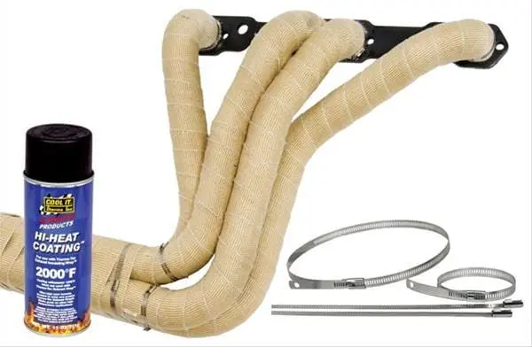 Thermo-Tec 19102 Exhaust Heat Shield Wrap – 2" X 50', Reflective Aluminum Coating 1