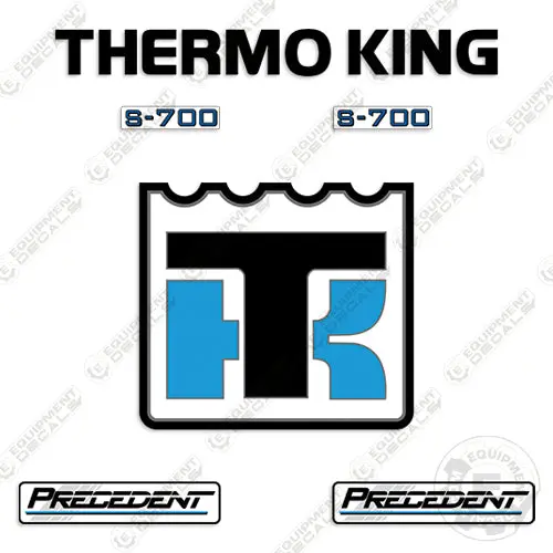 Fits Thermoking Precedent S-700 Decal Kit Trailer Refrigeration Unit 1