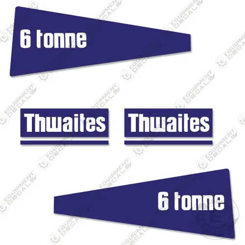 Fits Thwaites 6 Tonne Decal Kit Dumper 1
