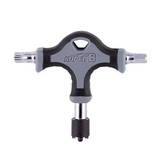 Superb T-Shaped Chainring Nut Wrench W/Torx 40 & Hex 6Mm 1
