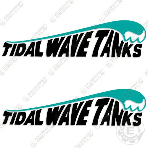 Fits Tidal Wave Tanks Decal Kit Water Truck 1