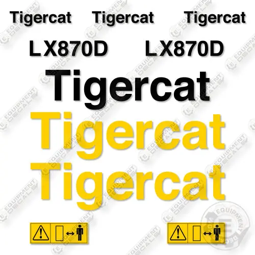 Fits Tigercat Lx870d Decal Kit Feller Buncher 1