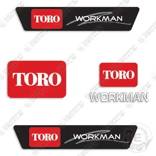 Fits Toro Workman 2 Decal Kit Utility Vehicle 1