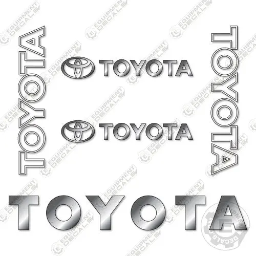 Fits Toyota 8Fgcu25 Decal Kit Forklift (No Warnings) 1