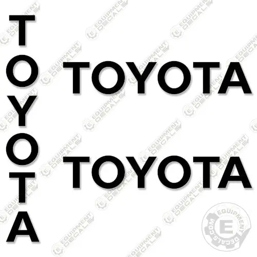 Fits Toyota Fga9 Decal Kit Forklift 1