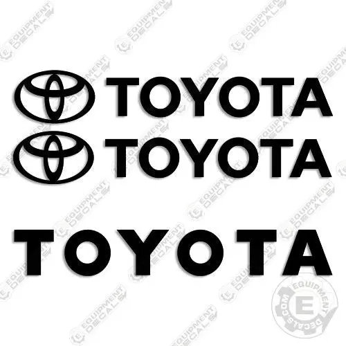 Fits Toyota Forklift Equipment Decals - Any Color 1