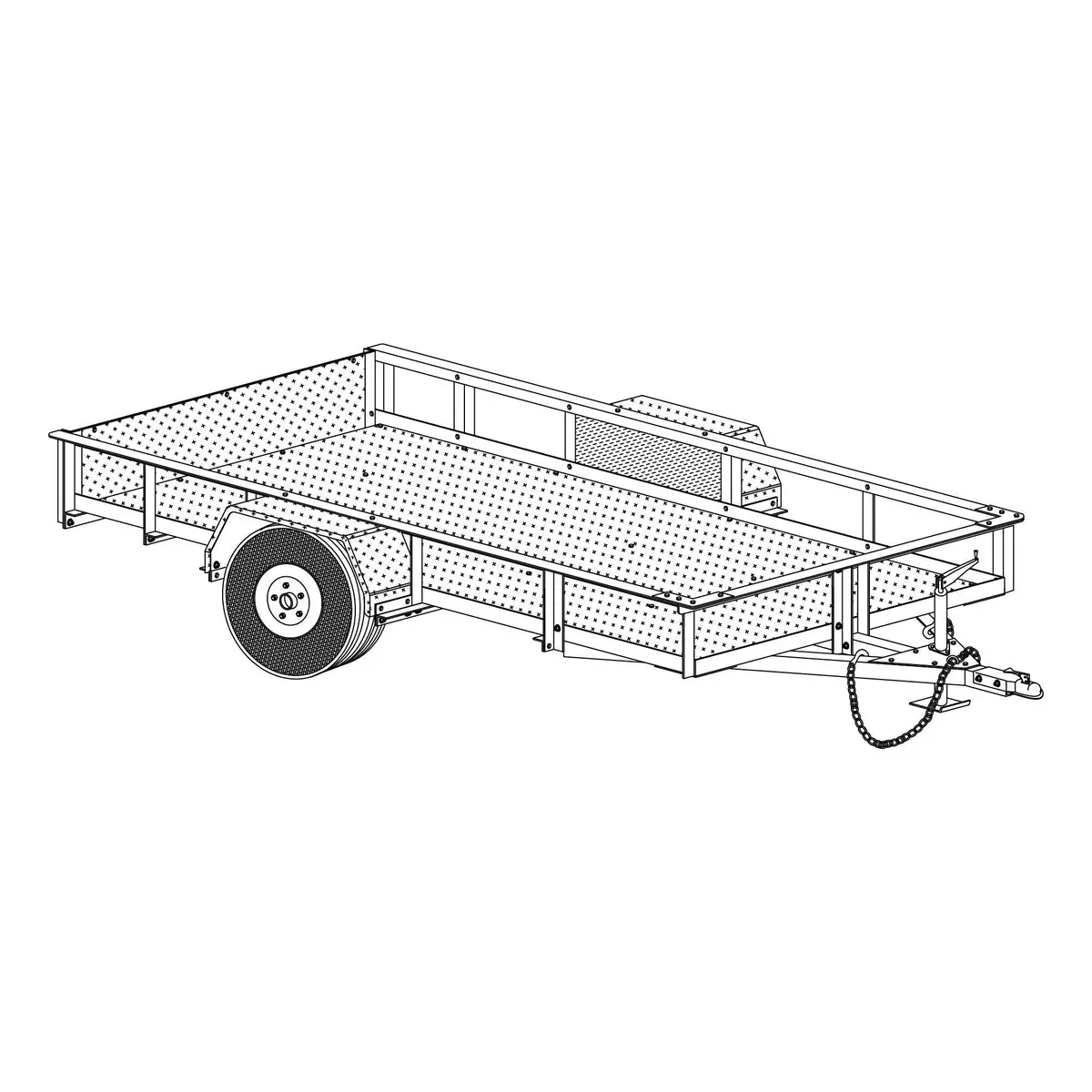 10Al - 10'X5' Aluminum Bolt Together - 12 How-To Steps 1
