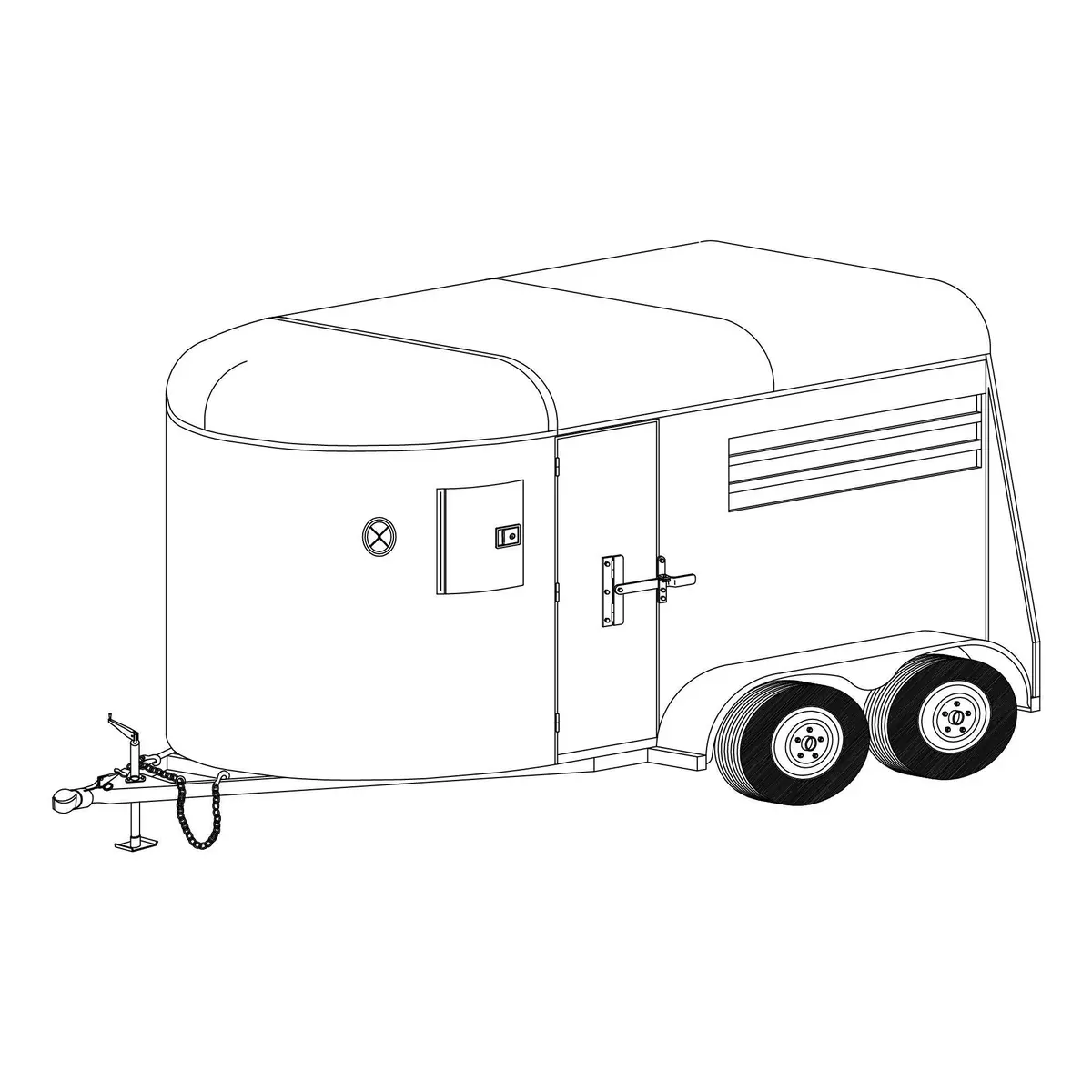 12Hr - 6' X 12' 2 Horse Tandem Trailer Diy Master Plan - 22 How-To Steps 1