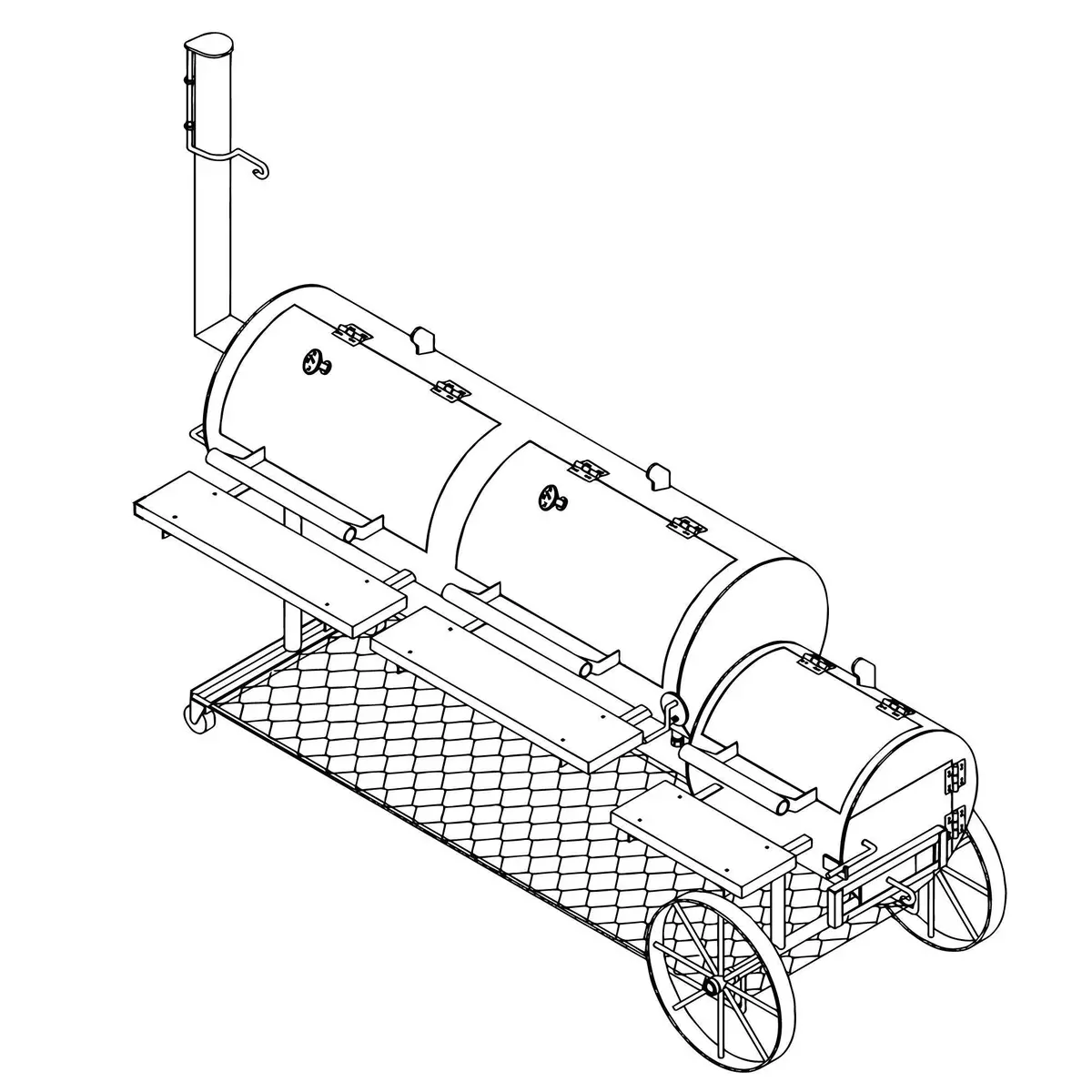 1302 - Smoker/Pit & Grill Trailer- How-To Steps 1