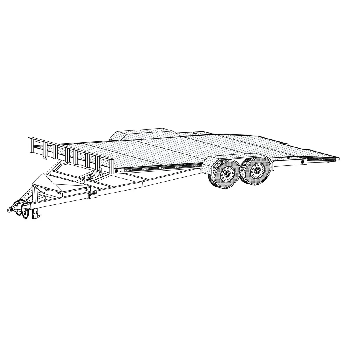 18Ht - 19'X82" Hydraulic Car Carrier Trailer Diy Master Plan - 19 How-To Steps W/ Blueprint 1