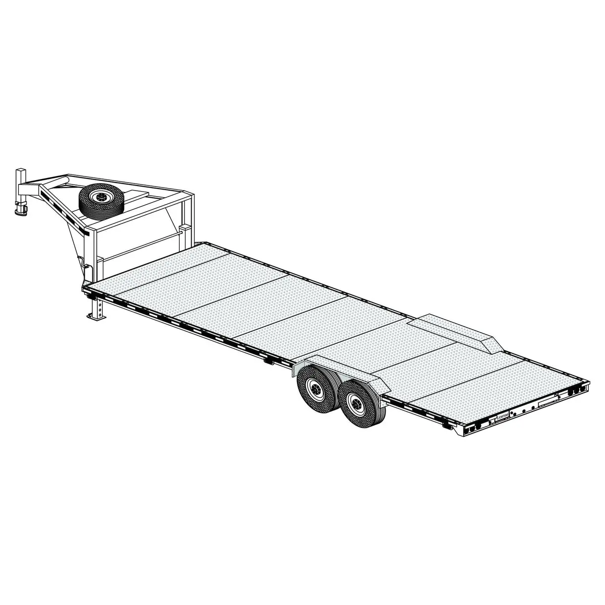 26Xt - 26'X102" Tandem Axle Gooseneck Trailer Diy Master Plan - 20 How-To Steps 1