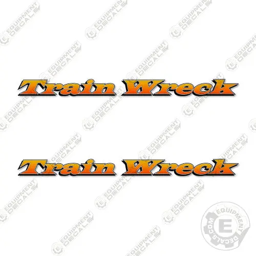 Fits Train Wreck Decal Kit 1