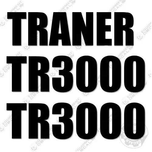 Fits Traner Tr3000 Decal Kit Tandem Roller 1