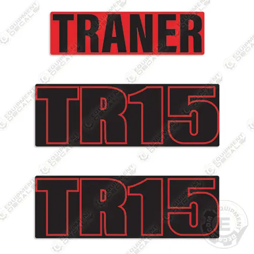 Fits Traner Tr15 Decal Kit Fork Lift 1