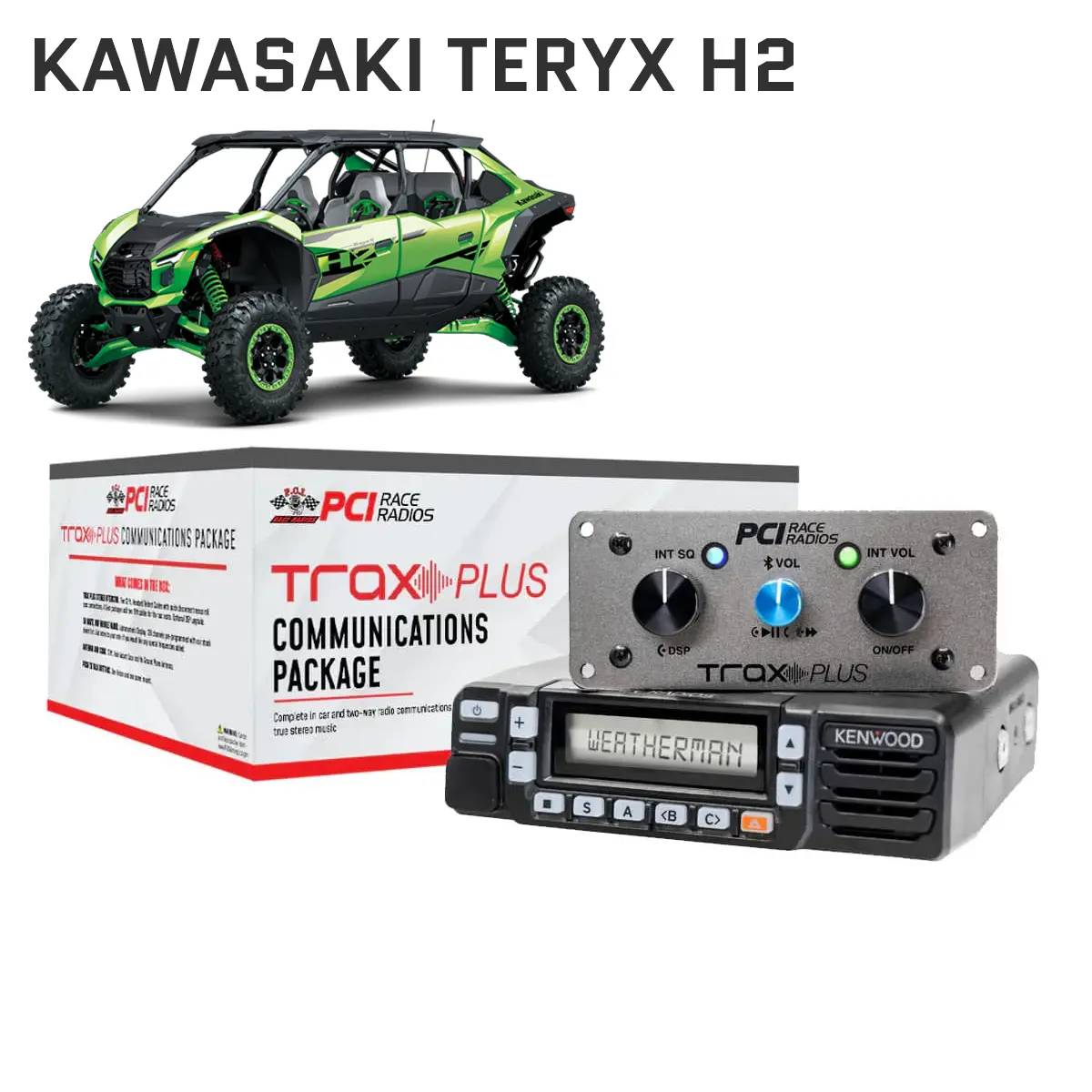 Kawasaki Teryx H2 Trax Utv Communications Package 1