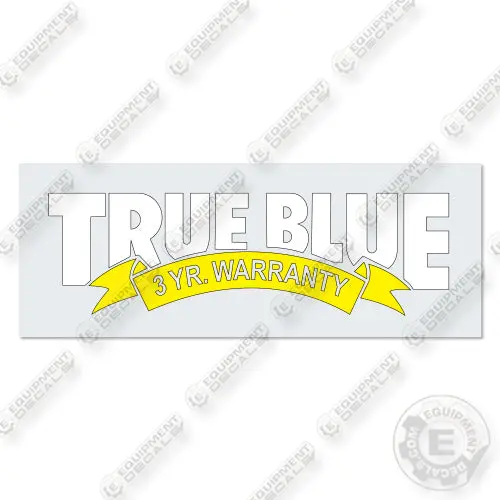 Fits Miller True Blue Decal Kit Logo- Clear! 1