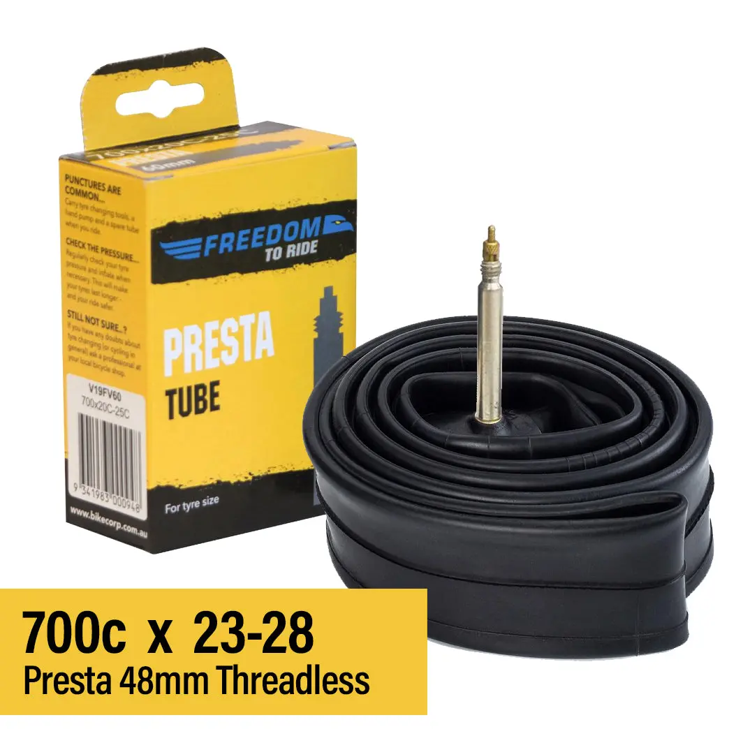 Tube 700 X 23-28 Freedom Presta Threadless Valve 48Mm 1